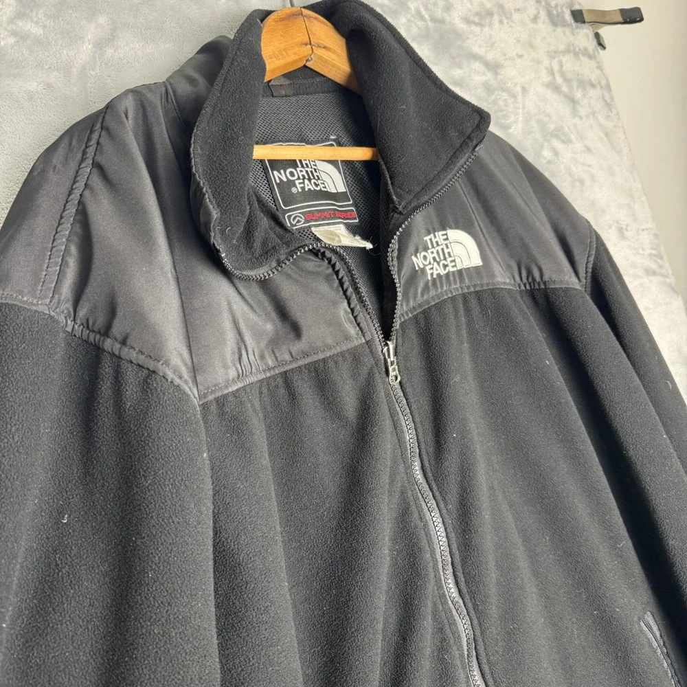 The North Face Summit Series Windstopper Fleece Jacket Mens XXL Black Full Zip